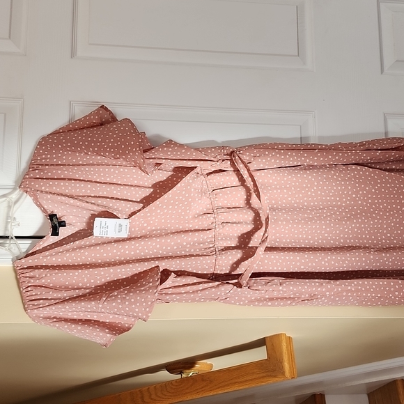 Faux Wrap Maxi Dress - Picture 1 of 3